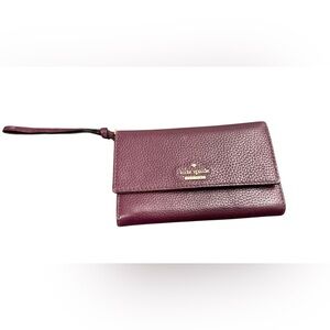 Kate Spade Purple Wristlet Wallet